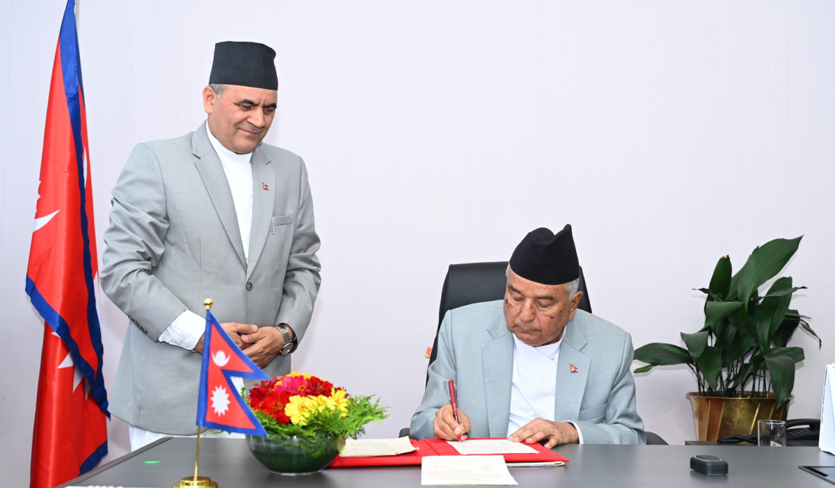 राष्ट्रपतिले जारी गरे केही नेपाल ऐनलाई संशोधन गर्ने अध्यादेश